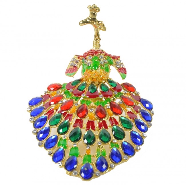 PEACOCK TRINKET BOX
